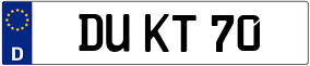 Truck License Plate
